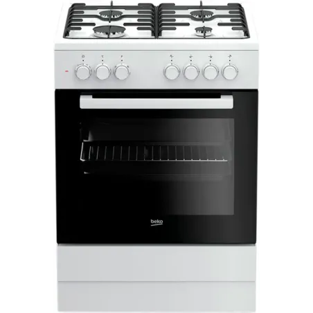 Комбінована плита Beko FSM 62120 DW, пакування пошкоджене, товар цілий.