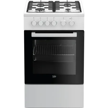 Комбінована плита Beko FSS52020DW, пакування пошкоджене, товар цілий.