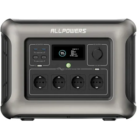 Акумулятор портативний ALLPOWERS R1500-1800W LiFeP04 (UPS), пакування пошкоджене, товар цілий.