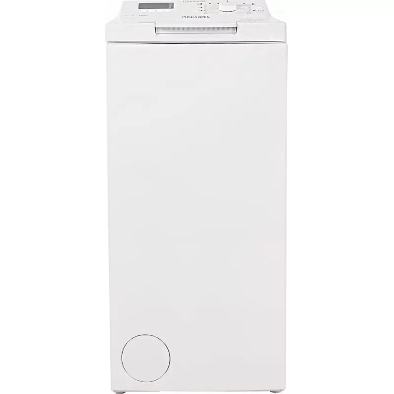 Пральна машина Indesit BTWD61253(EU), прим'ятість бічної сторони корпусу та по центру під кришкою